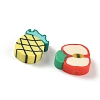 Fruit & Vegetable Theme Handmade Polymer Clay Beads CLAY-F006-02-2