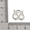 Brass M-Hook Clasps KK-CBA0DF0-14C-P-3