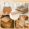Natural Rattan Wicker AJEW-WH0410-271C-7