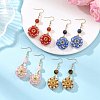 Glass Seed Beads Dangle Earrings EJEW-MZ00763-1