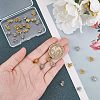 SUPERFINDINGS 32Pcs 2 Colors Brass Charms KK-FH0003-82-3