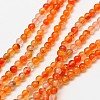 Natural Carnelian Bead Strands X-G-A130-3mm-K02-1