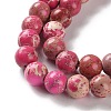 Dyed Natural Regalite/Imperial Jasper/Sea Sediment Jasper Beads Strands G-B124-C01-14-4