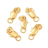 Brass Lobster Claw Clasps X-KK-KK801-G-1