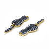 Painted Alloy Pendants PALLOY-P288-03G-03-2