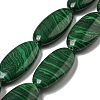 Synthetic Malachite Beads Strands G-B071-C01-01-1