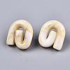 Opaque Resin Stud Earrings X-EJEW-T012-01-A04-2