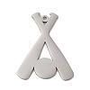 Non-Tarnish 304 Stainless Steel Pendants FIND-Z025-02P-1