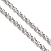 304 Stainless Steel Rolo Chain Bracelet Making AJEW-JB01506-3