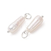 Natural Baroque Keshi Pearl Pendants PALLOY-JF05439-02-2