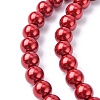 Eco-Friendly Dyed Glass Pearl Round Beads Strands HY-A002-10mm-RB038-3
