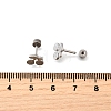 304 Stainless Steel Stud Earrings EJEW-H161-01P-I-5
