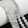 Natural Tianshan Cui Quartzite Beads Strands G-G305-A02-6mm-1