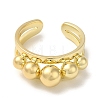 Brass Open Cuff Rings RJEW-Q778-36G-2