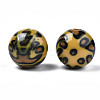 Two Tone Acrylic Beads OACR-S038-017-2