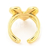 Brass Heart Open Cuff Rings RJEW-Q781-13G-3