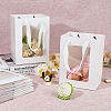 Rectangle Paper Storage Bags with Handle ABAG-WH0046-26A-01-4
