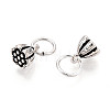 925 Sterling Silver Seedpod of The Lotus Charms STER-T009-02AS-2