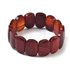 Natural Banded Agate Beads Stretch Bracelets for Women Men BJEW-I323-02V-2
