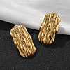 304 Stainless Steel Studs Earrings for Women EJEW-K306-27G-1