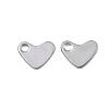 Tarnish Resistant 304 Stainless Steel Stamping Blank Tag Pendants STAS-Q024-1-2