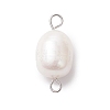 Natural Cultured Freshwater Pearl Links PALLOY-JF04384-02-3