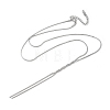 304 Stainless Steel Flat Snake Chain Y Necklaces for Women NJEW-R011-03P-3