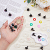 SUPERFINDINGS 40 Sets 10 Colors Plastic Doll Craft Eyes DIY-FH0006-70-3