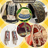 Ethnic Style Polyester Ribbon OCOR-WH0003-084B-5
