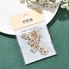 SHEGRACE Brass Micro Pave Clear Cubic Zirconia Pendants XGRQ29963-394G-M-6