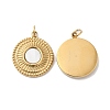 Ion Plating(IP) 304 Stainless Steel Pendants X-STAS-Q215-40G-1