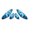 Transparent Resin Wing Earrings Pendants FIND-TAC0006-58B-2