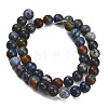Natural Dumortierite Beads Strands G-F826-A01-8mm-5