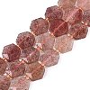 Natural Strawberry Quartz Beads Strands G-N368-01A-13-2
