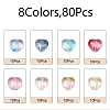 100Pcs 10 Colors Electroplate Glass Beads EGLA-YW0001-31-2