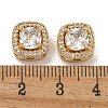 Brass Micro Pave Cubic Zirconia Beads KK-U037-01G-02-3