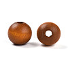 Painted Natural Wood Beads WOOD-A018-16mm-15-2