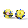 Handmade Gold Sand Lampwork Beads LAMP-N038-02D-3