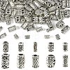100Pcs 10 Styles Tibetan Style Alloy Beads FIND-YW0012-31-1