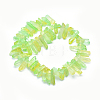 Electroplated Natural Quartz Crystal Beads Strands G-P368-06B-2