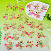 Fruit Series Letter Resin Keychains KEYC-TAC0033-02E-6