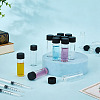 Glass Screw Top Bead Storage Tubes CON-WH0001-88-4