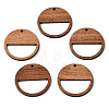 Walnut Wood Pendants WOOD-S054-42-1