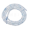 Natural Aquamarine Beads Strands G-H358-A11-3mm-01-5