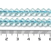 Transparent Glass Beads Strands GLAA-A014-03E-4