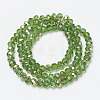 Electroplate Glass Beads Strands EGLA-A034-T2mm-K04-2
