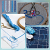 5 Bundles 5 Colors Cotton Embroidery Thread DIY-ME0003-33-5