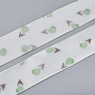 Single Face Printed Polyester Satin Ribbon SRIB-T009-05C-1