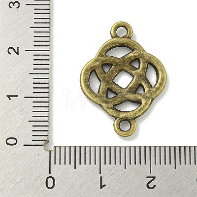 Tibetan Style Alloy Connector Charms TIBE-I026-6023AB-1