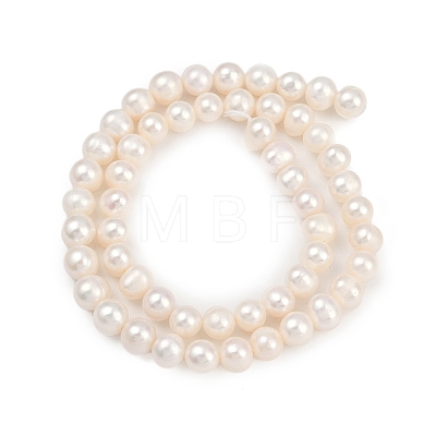 Natural Cultured Freshwater Pearl Beads Strands PEAR-I007-07X-03A-1